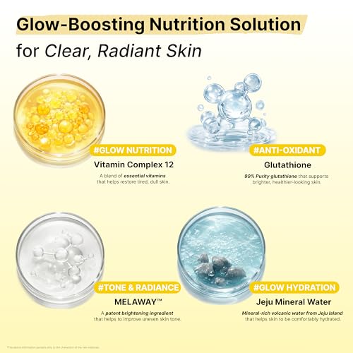 Brightening & Calming Face Mask with Vitamin Capsules - Vegan, Fragrance-Free