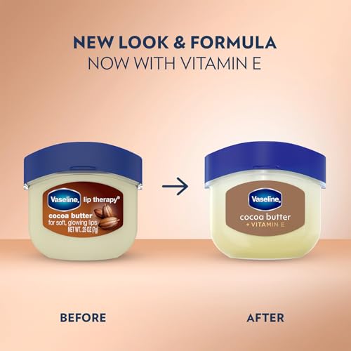 Vaseline Lip Therapy Cocoa Butter Lip Moisturizer 8-Pack - 0.25 Oz Mini