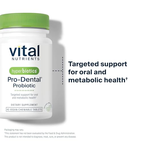 Pro Dental Probiotic Tablets - 45 Mint Chewables - Oral & Dental Health Support