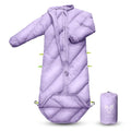 Lavender Purple Walkable Toddler Sleeping Bag for Kids 2T-4T - Puffy Camping Sack