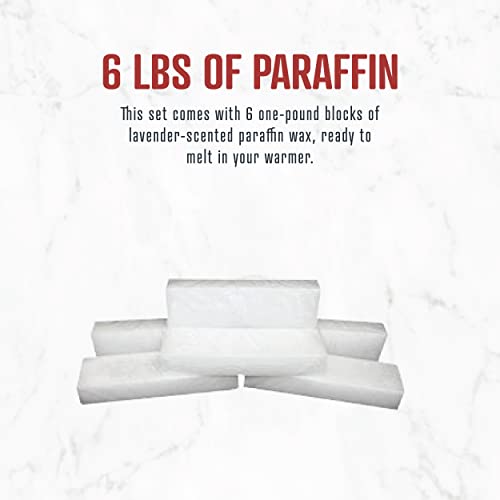 WaxWel Paraffin Wax Bath Accessory Package, Professional Home and Spa Soothing Moisturizing Therapy Refill Bulk Pack, 36 Scented Wax Blocks, 1 Pound Each, Fresh Wintergreen Fragrance
