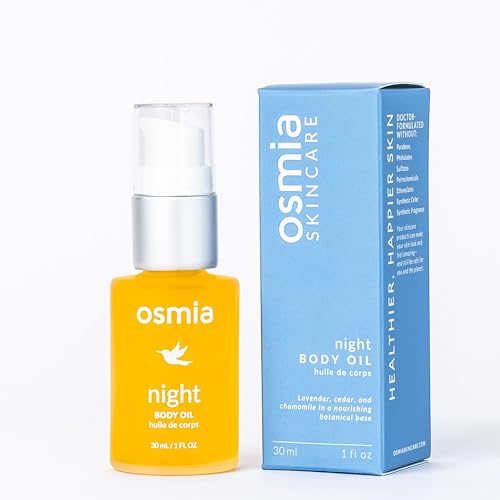 Night Body Oil with Lavender & Kukui Oil - 1 Fl Oz Vegan & Cruelty-Free