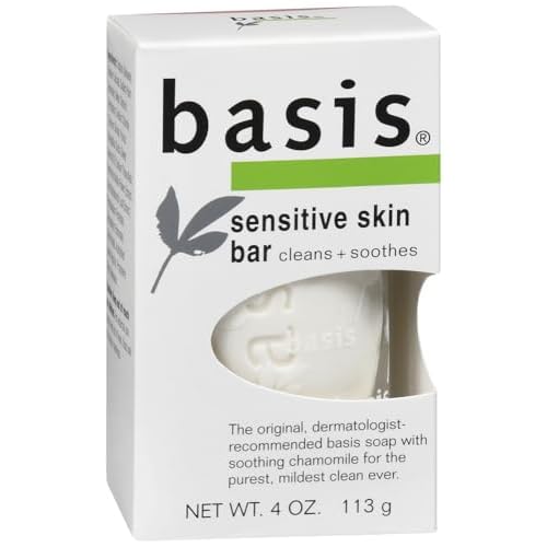 Basis Sensitive Skin Bar, 4oz. Per Bar (2 Pack)