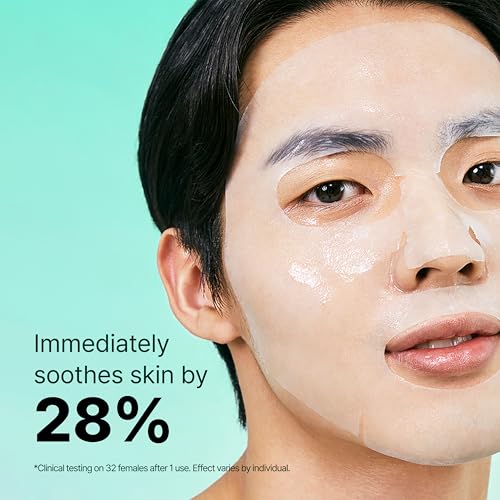 Hydrating & Soothing Face Sheet & Mud Masks Set - 5 Pack - Skin Barrier & Pore Purifying
