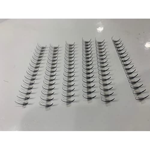 HYBRID 5D PREMADE (HAND MADE) FAN LASHES (500 FANS/TRAY) FOR EYELASH EXTENSION, D CURL, 0.07 THICKNESS, LENGTH FROM 9MM-15MM (HYBRID-D12mm5D)