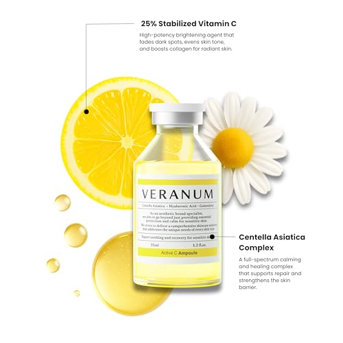 Veranum Vitamin C Serum 25% Brightening & Firming with Collagen & Peptides