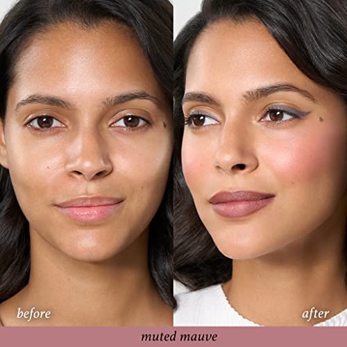 Julep Radiant Glow Duo: So Awake Snail Mucin Complexion Booster Moisturizer + Face Primer & Skip The Brush Cream-to-Powder Blush Stick in Muted Mauve Makeup & Skincare Set