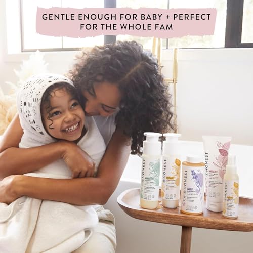 The Honest Company Conditioning Hair Detangler, Tear-Free, Hypoallergenic, Leave-In Conditioner and Fortifying Spray, Citrus Vanilla Refresh, 4 fl oz