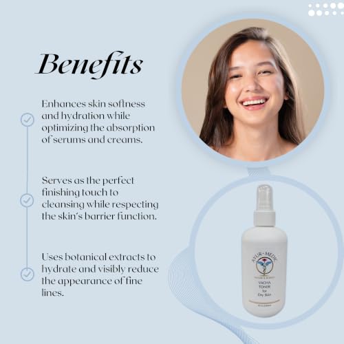 Vacha Toner for Dry and Mature Skin Hydrates & Diminishes Fine Lines
