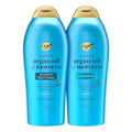 OGX Renewing Argan Oil Shampoo & Conditioner Set - 2 x 25.4 fl oz - Sulfate-Free, Hydrating & Repairing for Curly & Damaged Hair