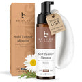 Self Tanner Mousse - Medium to Dark - USA Made Organic 7.5 Fl Oz - Natural Sunless Tan