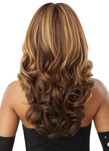 Outre Lace Front Wig 13x6 True Frontal Peak 704 - DR4/NATURAL HONEY