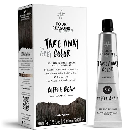 Root Touch Up Hair Dye - Coffee Bean 3.0 Demi Permanent for Gray Coverage