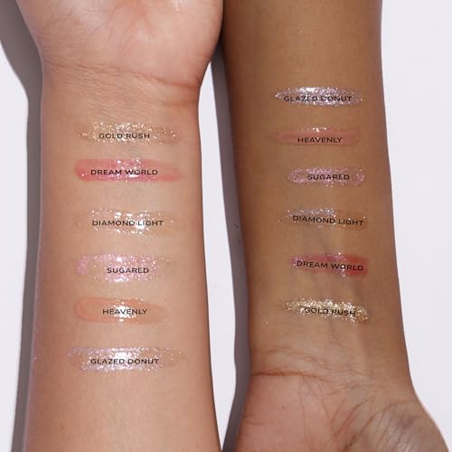 L.A. COLORS Holographic Iridescent Lipgloss, Gold Rush CLG422