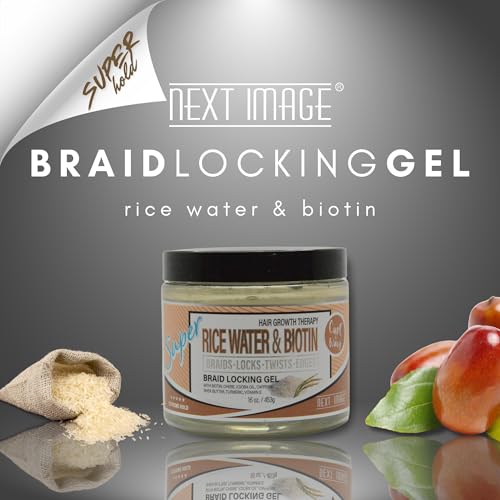 Super Hold Braid Locking Gel with Rice Water - Natural Hair Styling