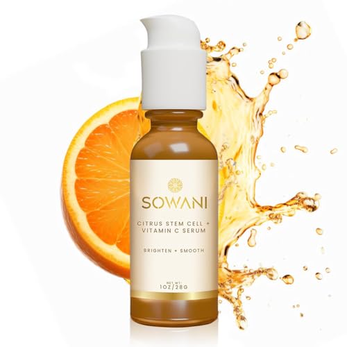 Gentle Vitamin C Serum ? Brightening & Hydrating with Citrus Stem Cells and Chamomile, Safe for Rosacea & Sensitive Skin, 1oz