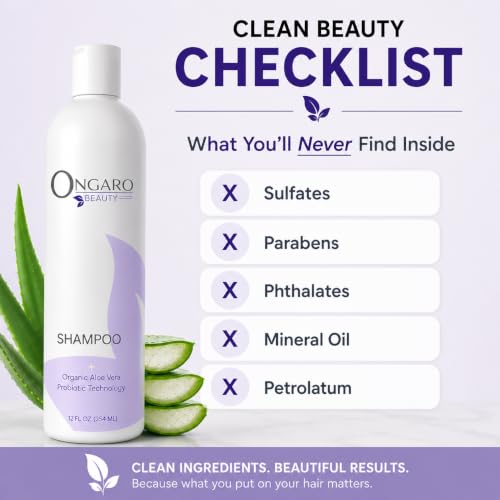Organic Sulfate-Free Shampoo for Thicker Fuller Hair - 12oz - Variation of Shampoo