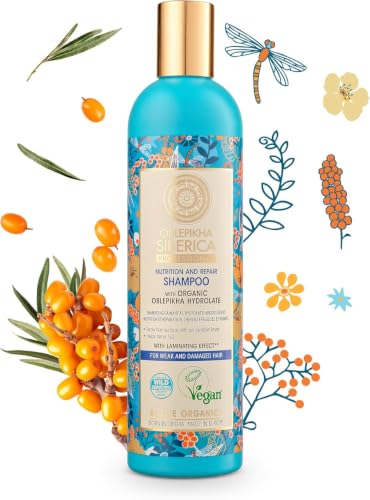 Natura Siberica Oblepikha Shampoo for Weak Damaged Hair 400mL Organic