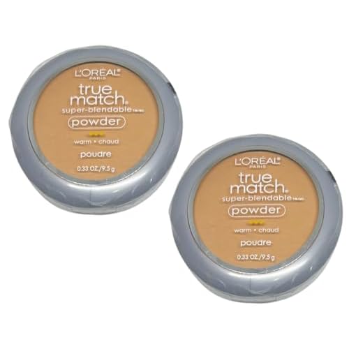 Pack of 2 L'Oreal Paris True Match Super-Blendable Powder, Fresh Beige W4.5