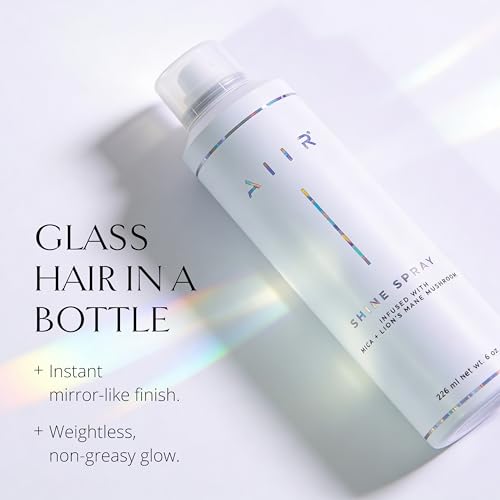 Anti-Frizz Shine Spray - Humidity Shield & Gloss Finish for Hair, 6 oz