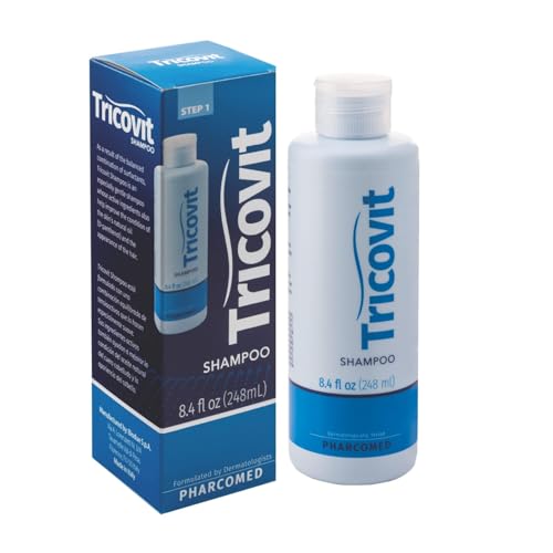 Tricovit Hair Growth Shampoo for Men & Women - Scalp Regrowth & Hair Thickening (8.4 oz)