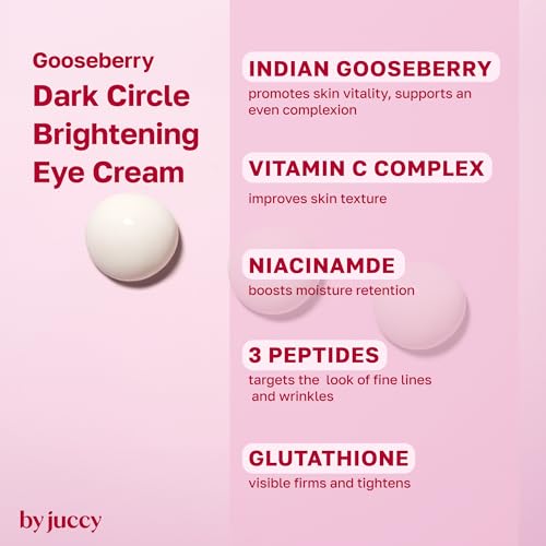 Gooseberry Brightening Eye Cream with Vitamin C & Peptides - 1.01 fl oz