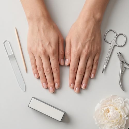 German Handmade Stainless Steel Cuticle Scissors - Professional Nail Care Tool