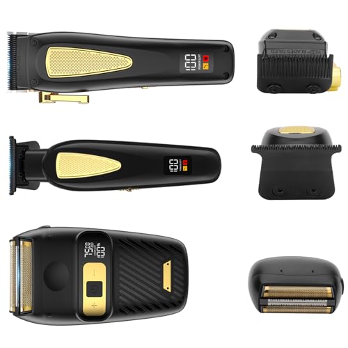 Cordless Hair Clippers for Men - Professional Grooming Set Black 949