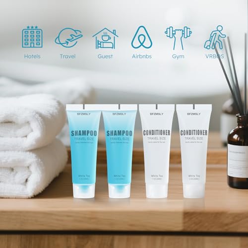 50 Sets Hotel Shampoo and Conditioner Travel Size Toiletry Kits - 1 fl oz