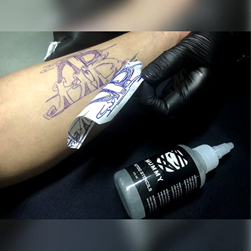 Mummy Tattoo Stencil Transfer Formula Professional Tattoo Transfer Cream for Tattoo Supplies 4oz