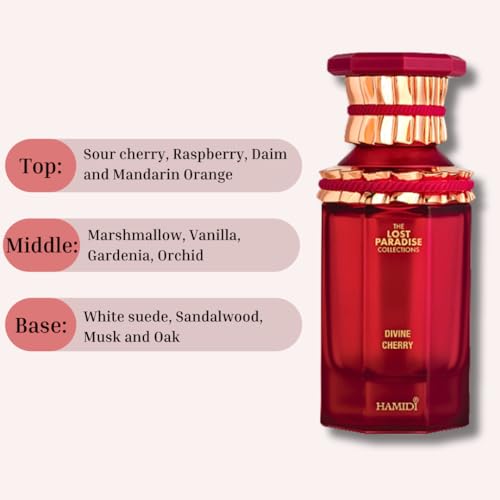Lost Paradise Divine Cherry Women's EDP Spray 3.4 oz - Fruity Perfume