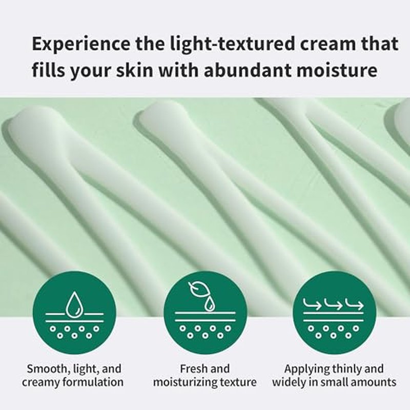 BENTON Aloe Hyaluron Cream 50g (1.76 oz.) - Aloe Leaf Water & Hyaluronic Acid Contained Soothing and Moisturizing Facial Cream, for Dryness and Itchy Senstivie Skin