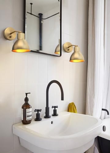 Antique Wall Sconce Set of 2 with On/Off Switch - Vanity Reading Lighting