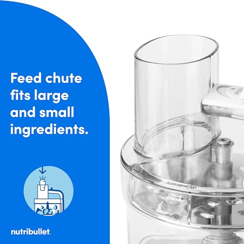 NutriBullet Limitless Food Processor Matte White - 2-in-1 Slicing & Chopping
