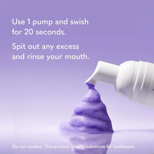 Foam Rinse - Purple Correcting & Brightening, Mint Flavor, 5 FL OZ
