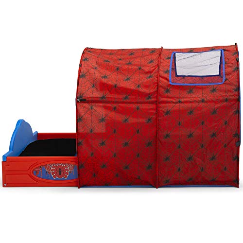 Delta Children Spider-Man Toddler Bed with Tent - Sleep & Play Kids Bed for 15+ Months