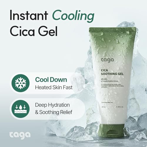 Vegan Centella Soothing Gel 200ml - Cooling Moisturizer for Face & Body