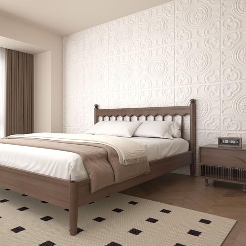 WOWSTAR White PVC Drop Ceiling Tiles 24x24 Inches - Pack of 24