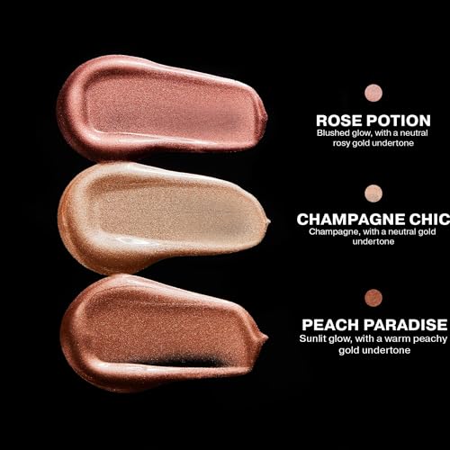 ICONIC LONDON Rollaway Glow Liquid Highlighter - Champagne Chic 0.27 Fl Oz