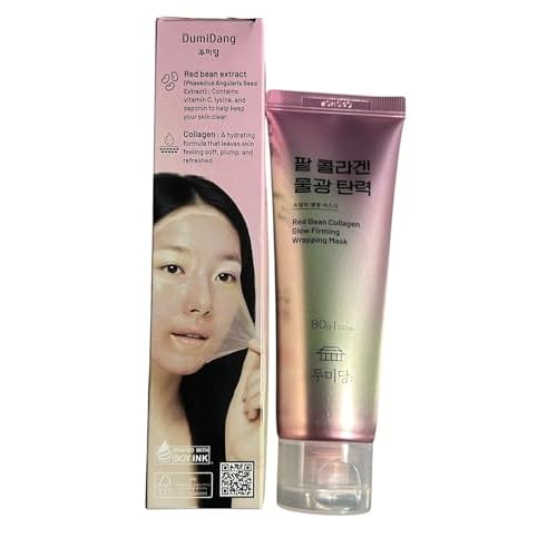 Red Bean Collagen Glow Firming Wrapping Mask, 2.82 fl. oz.