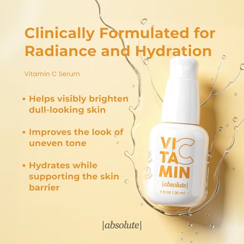 Absolute Vitamin C Serum 5% ? Brightening Serum for Radiant, Even-Looking Skin
