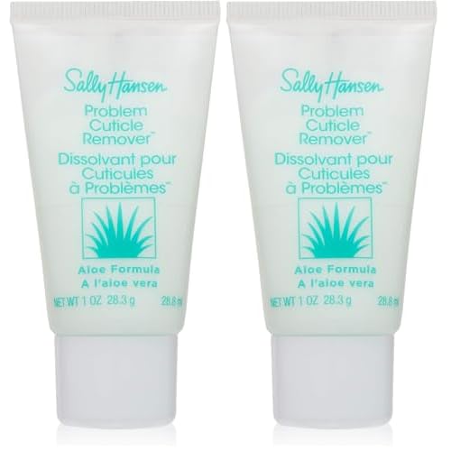 Sally Hansen Nail Treatment Problem Cuticle Remover¢â | Eliminates Thick & Overgrown Cuticles | pH-Balanced Formula Infused with Aloe Vera-| Gently Soothes & Conditions Cuticles,(Pack of 2)