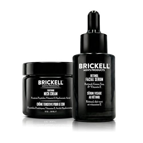 Men's Anti-Aging Neck Cream & Serum Set - Tightening & Firming Skincare