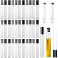 100 PCS Essential Oil Roller Bottles - Oil Perfume Leak Proof 10ml Glass Roller Empty Bottles with Stainless Steel Balls and 5 Funnels for Travel Business