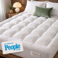 Niagara Sleep Solution White California King Cotton Mattress Pad Pillow Top