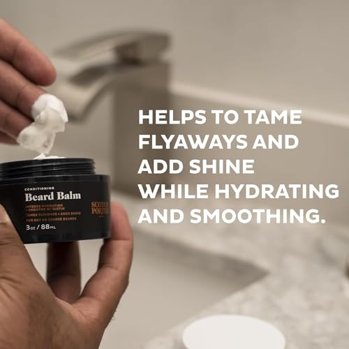 Scotch Porter Beard Balm & Conditioner Set | 7.1oz Vegan, Natural Ingredients, Manly Scent – Original Variation