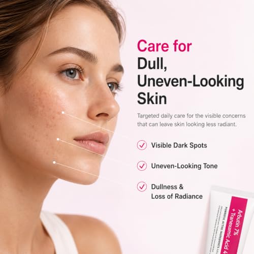 Arbutin 7% + Tranexamic Acid 4% Face Cream - Hydrating Skin Tone & Dark Spot Corrector - Pack of 2, 1.76 Ounce
