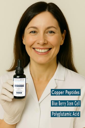 Copper Peptides Face Serum with Plant Stem Cells - 1oz / 30ml