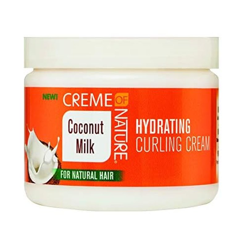 Creme of Nature Hydrating Curling Cream, Coconut Milk Detangling and Conditioning Formula for Normal Hair, 11.5 Oz