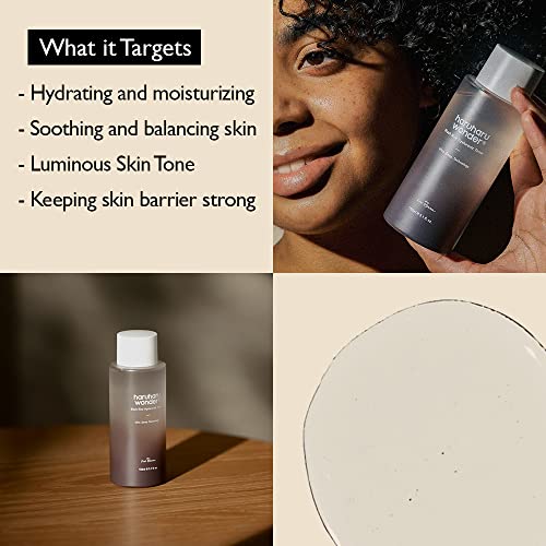 haruharu Wonder Black Rice Hyaluronic Toner, Deep Hydration, Glass Skin, Hyaluronic Acid, Lavender Oil, Skin Plumpling, Korean Skincare, Vegan, Cruelty-Free, 5.1 fl.oz